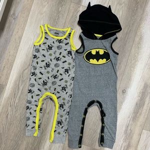 Bundle of Batman pajama onesies
